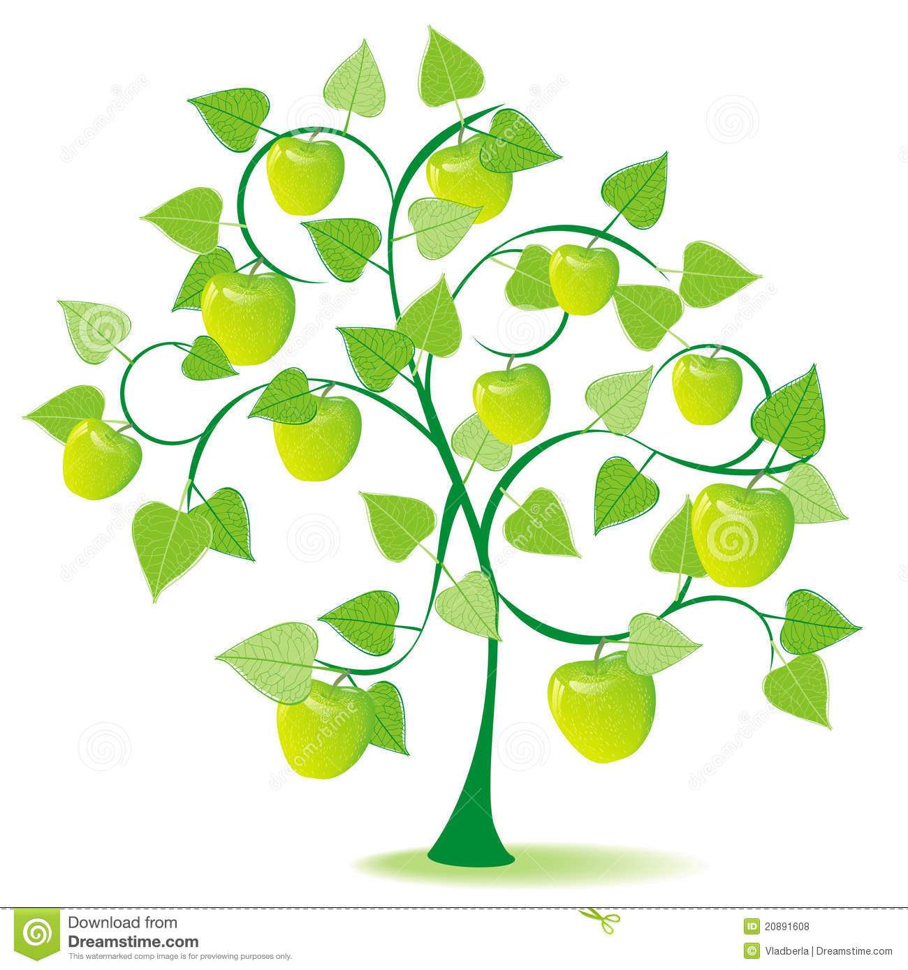 1300x1390 Summer Green Tree Clipart