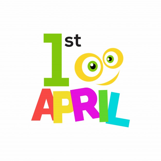626x626 April Fool's Day, Funny Colorful Background Vector Free Download