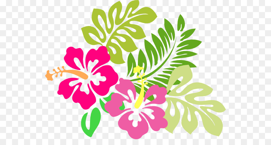 900x480 Hawaiian Flower Clip Art