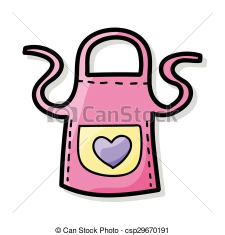 450x470 Apron Color Doodle Eps Vectors