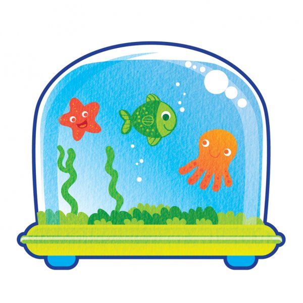 600x600 Fish Aquarium Clipart Fish Tank Accessories Clipart 1