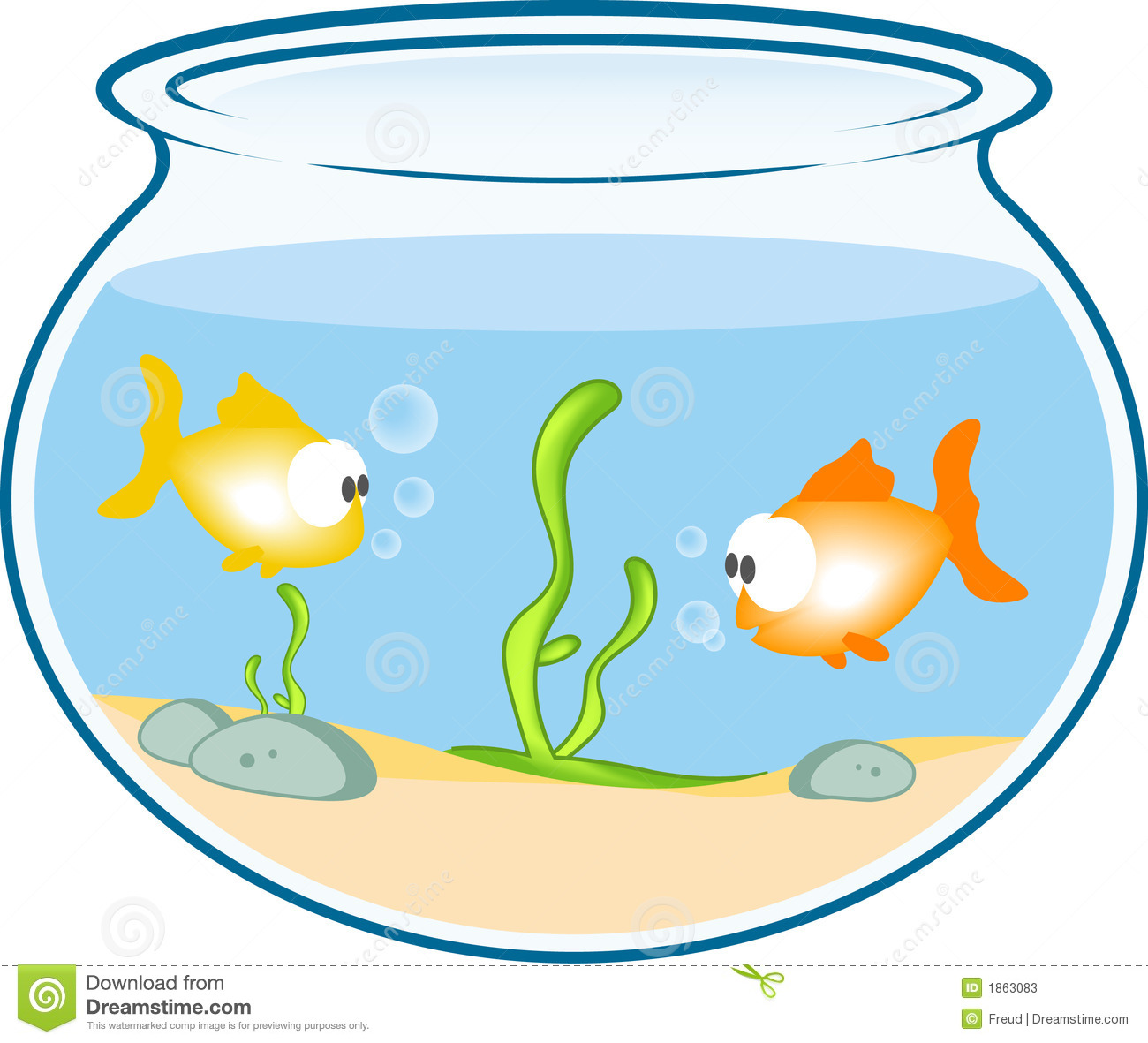 1300x1181 Fish Tank Clipart Coloring Page