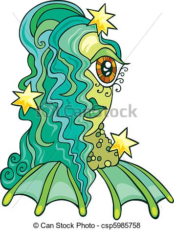 356x470 Illustration Of Zodiac Aquarius Sign Vector