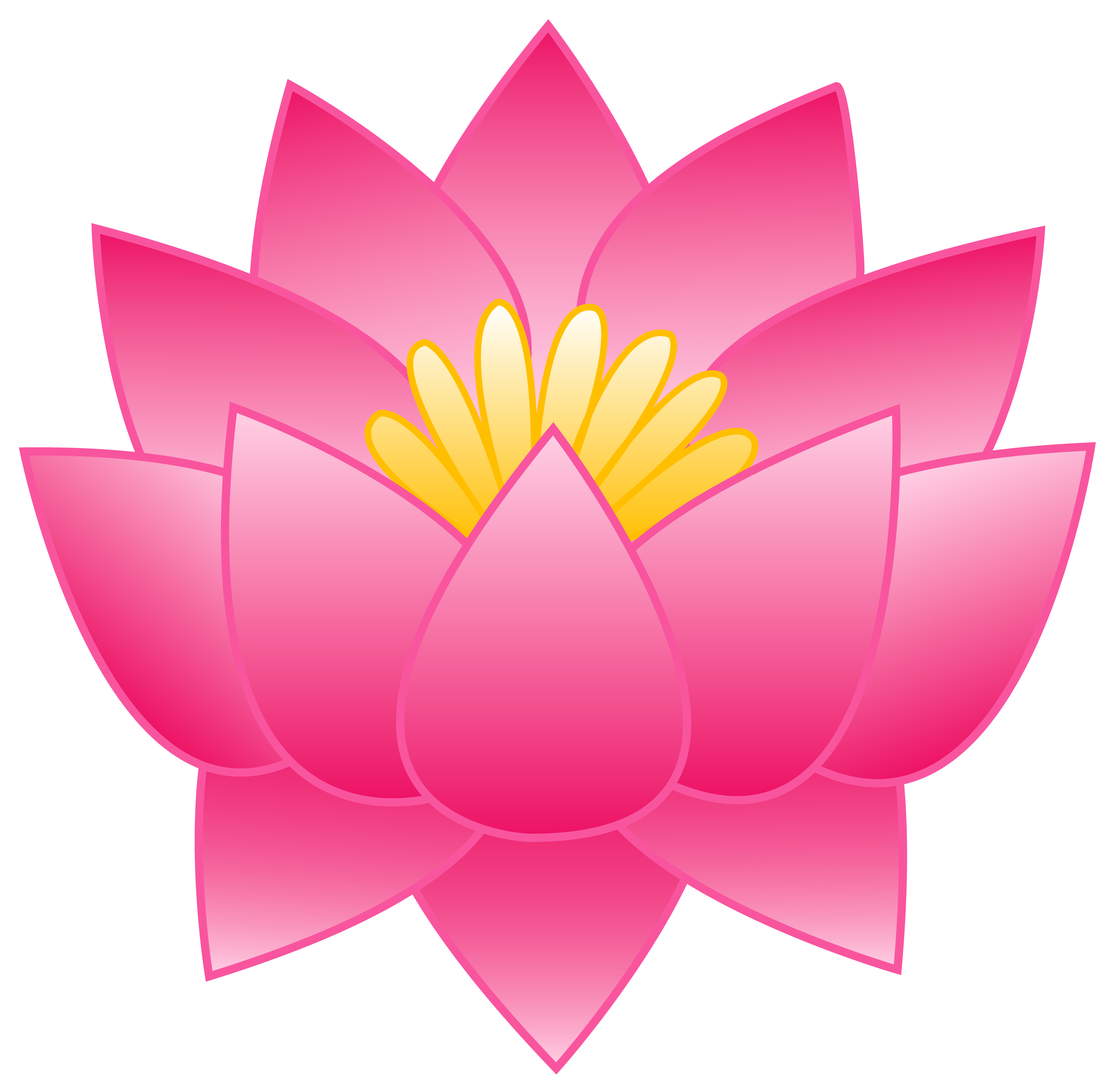 5584x5505 Pink Lotus Flower Free Clip Art Clipart