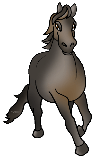 391x648 Morgan Horse Clipart