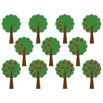 350x350 Counting Clip Art Apple Tree By Thinkingcaterpillars Tpt