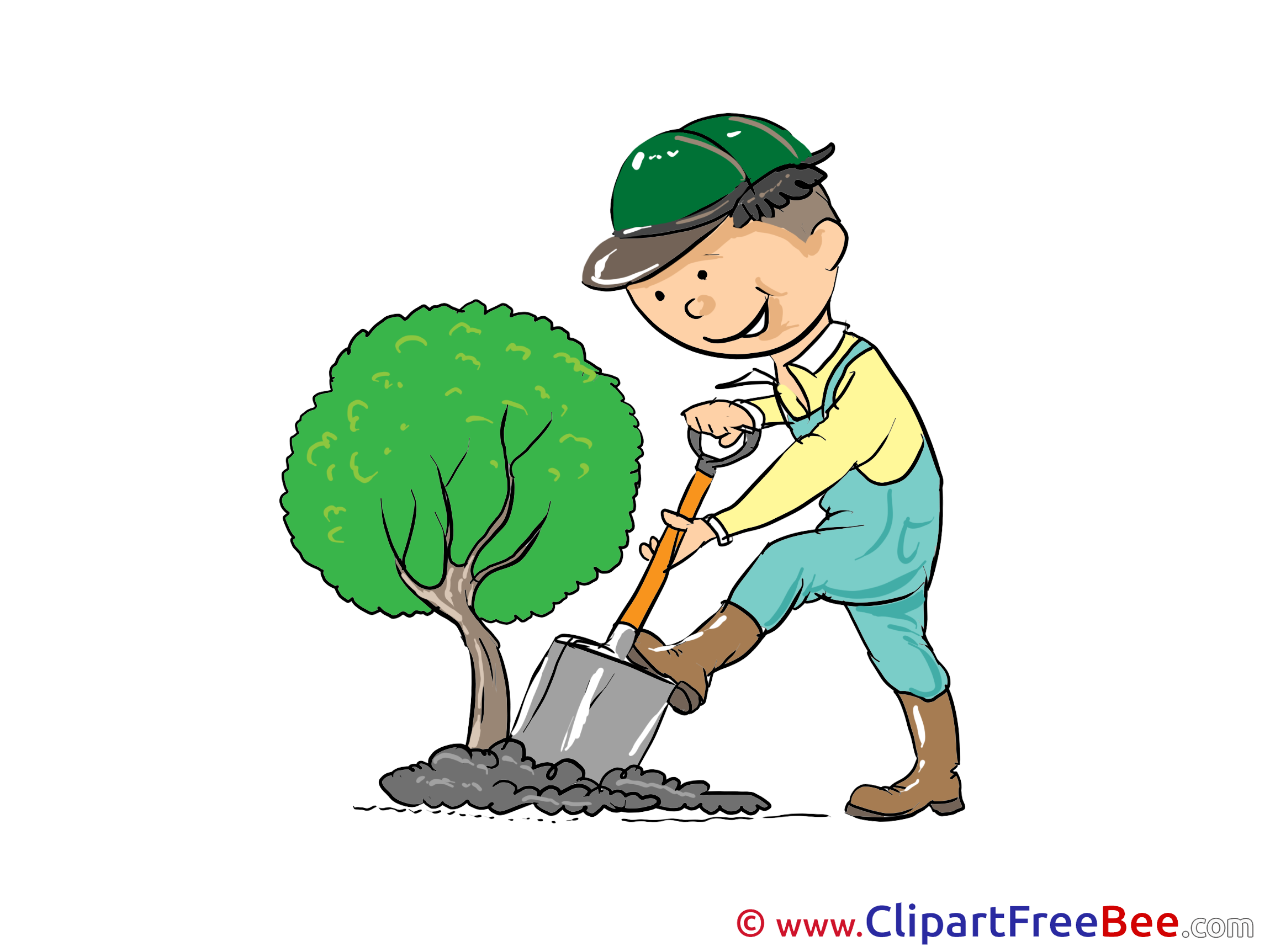 2300x1725 Gardener Tree Clip Art Download For Free