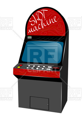 283x400 Retro Game Playing Machine Royalty Free Vector Clip Art Image
