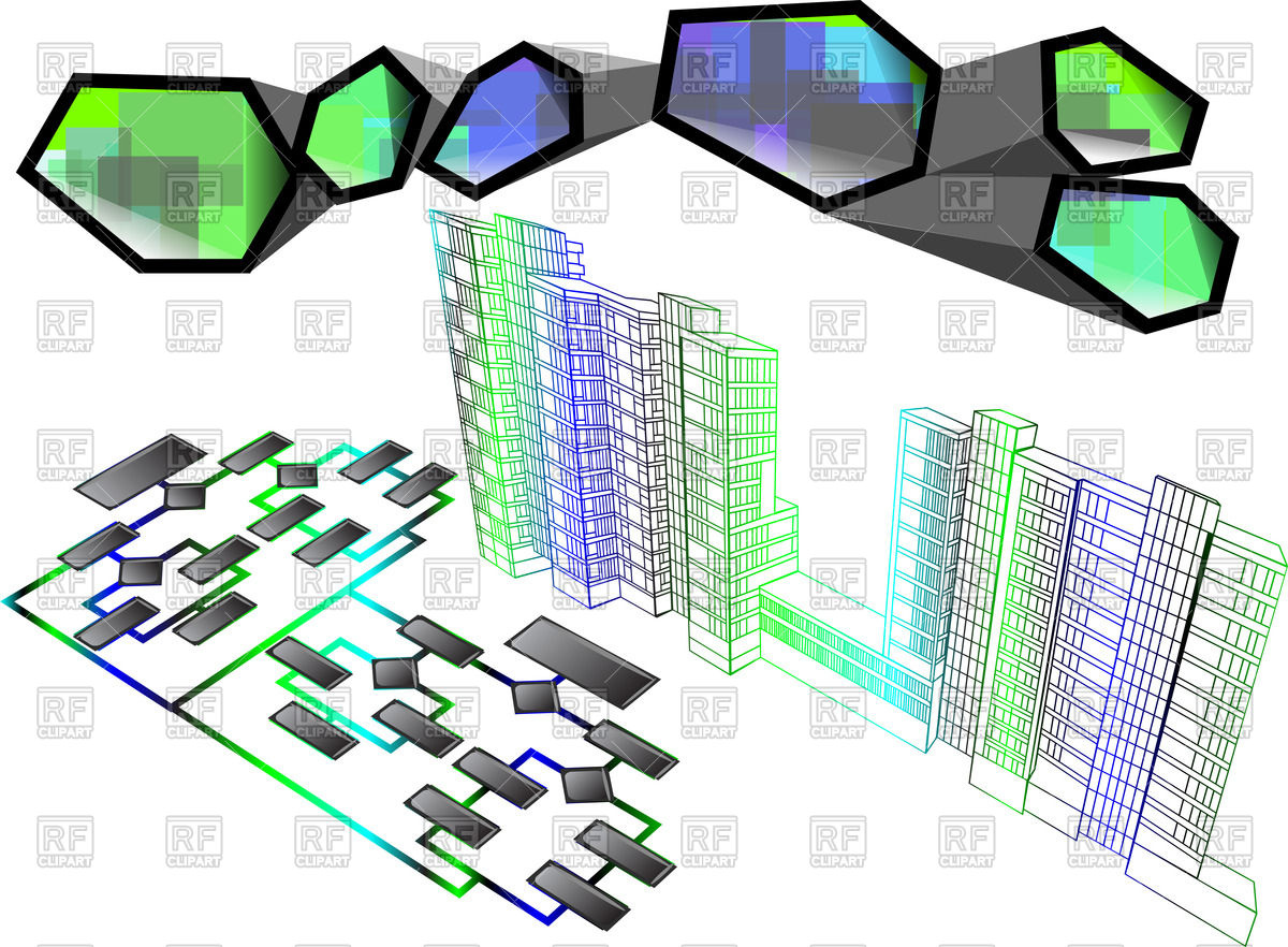1200x882 Modern Architecture Infographics