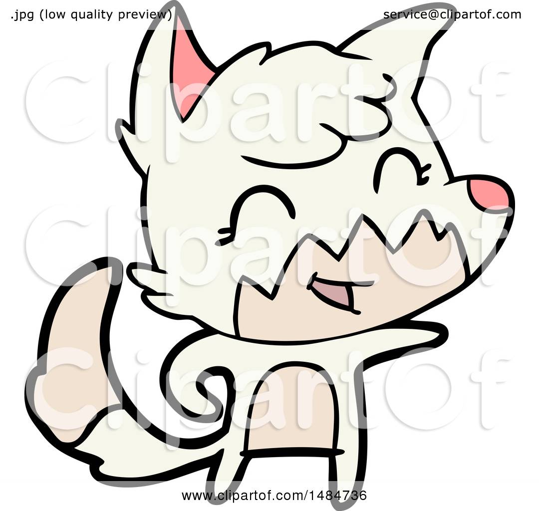 1080x1024 Clipart Of A White Arctic Fox
