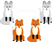 170x135 Items Similar To Fox And Arctic Fox Clipart, Hipster Animal Clip