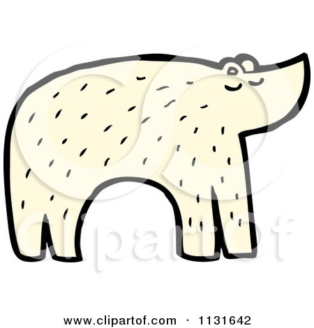 450x470 Cartoon Of An Arctic Polar Bear