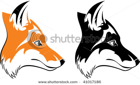 450x274 Fox Head Outline Clipart Panda