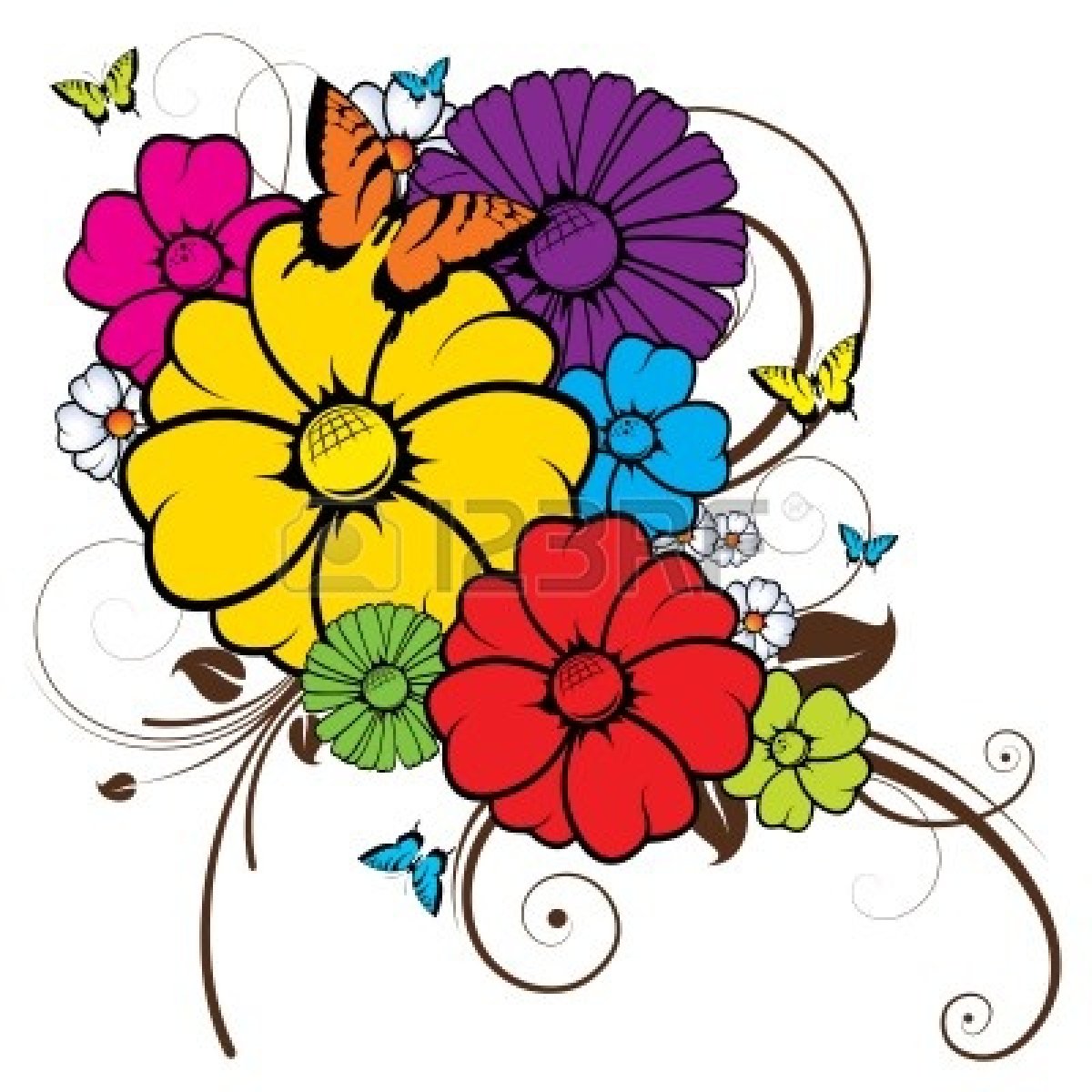 1200x1200 Top 81 Flowers Clip Art
