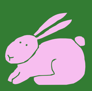 300x298 Bunny Clip Art