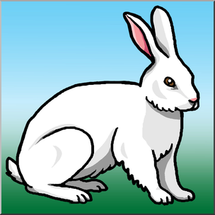 304x304 Clip Art Rabbit Color I Abcteach