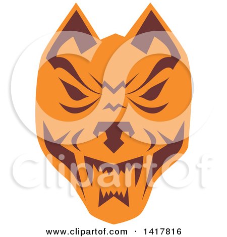 450x470 Clipart Of An Arctic Wolf Mascot