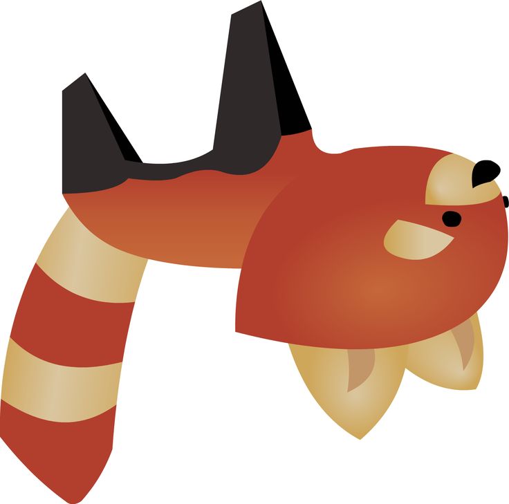 736x729 Red Panda Clipart