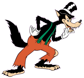 288x268 Wolf In Chimney Clipart