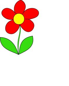 236x293 Cartoon Flowers Clip Art Simple Flower Clip Art