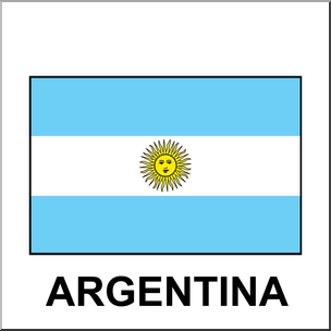 304x304 Clip Art Flags Argentina Color I Abcteach
