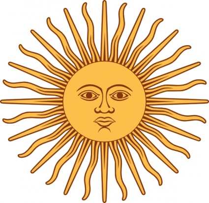 425x412 Free Download Of May Sun From Argentina Flag Clip Art Vector