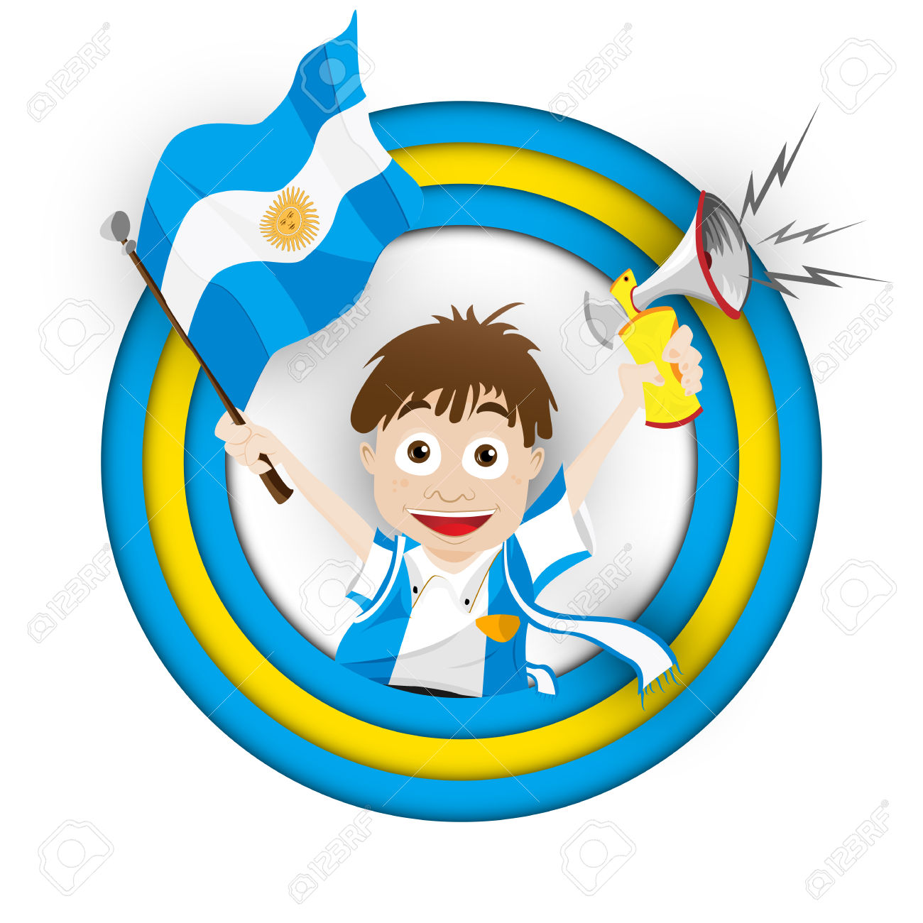 1300x1300 Argentina Clipart Argentina Soccer Clipart