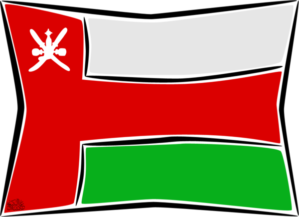 600x435 Oman Flag Clipart