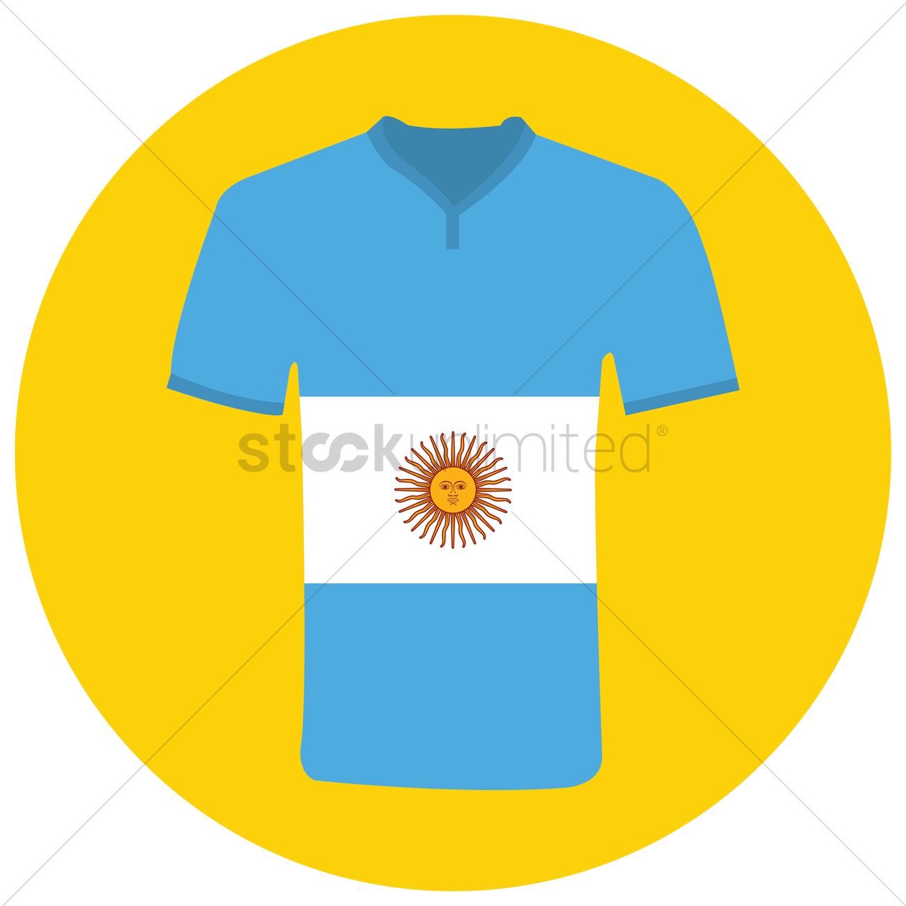 1300x1300 Argentina Flag Pattern Tshirt Vector Image
