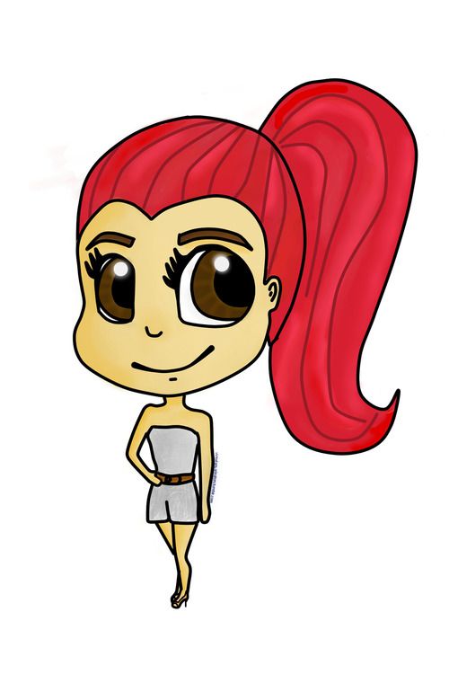 500x750 Ariana Grande In Cartoon On Fun 2 Draw It's Ari,i Draw She