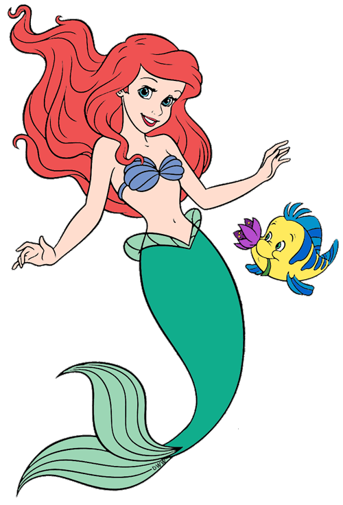 500x736 Ariel And Friends Clip Art 2 Disney Clip Art Galore