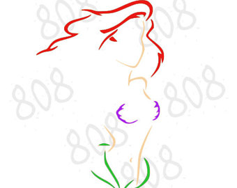 340x270 Ariel Svg File Etsy