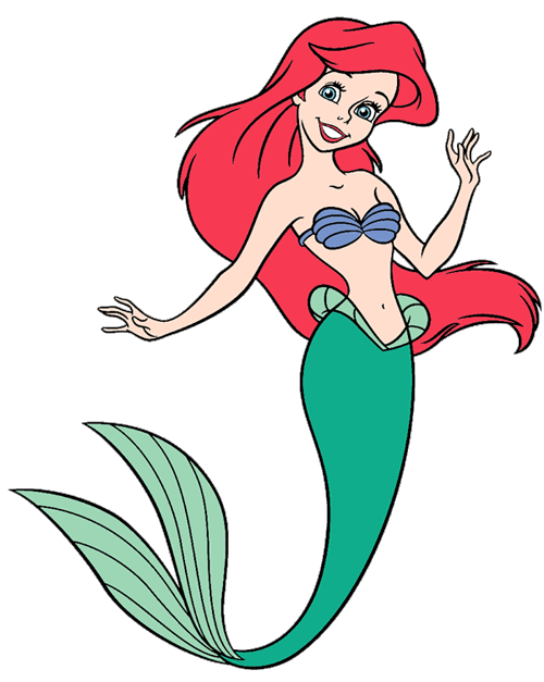 500x627 Mermaid Ariel Clip Art 3 Disney Clip Art Galore