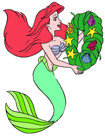 352x458 The Little Mermaid Christmas Clip Art Disney Clip Art Galore