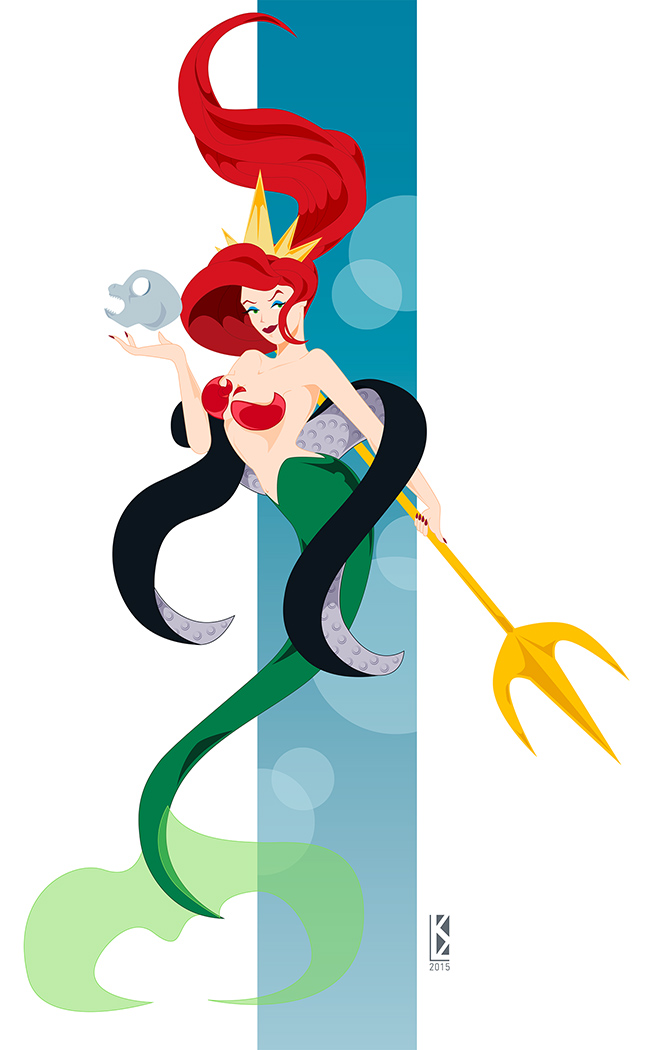 650x1050 Ariel, The Not So Little Mermaid By Lsyw