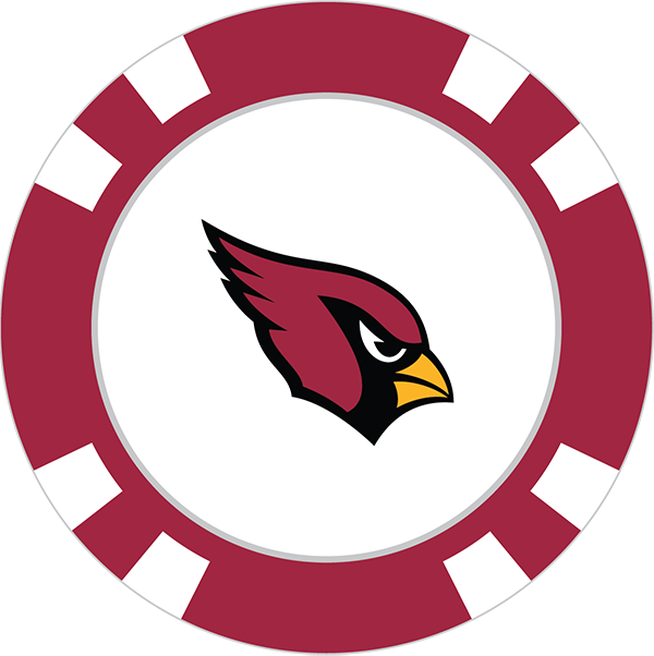 600x602 Arizona Cardinals Poker Chip Ball Marker