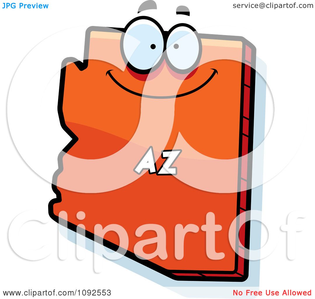 1080x1024 Clipart Happy Orange Arizona State Character