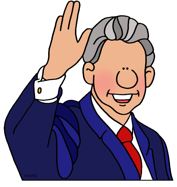 614x648 United States Clip Art By Phillip Martin, Famous People