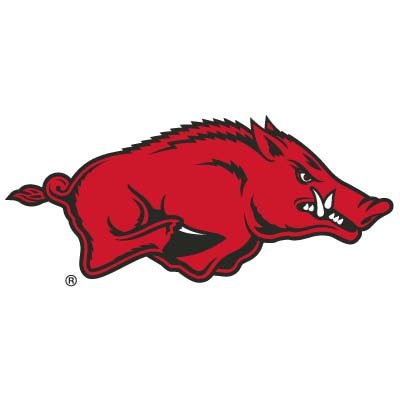 400x400 Arkansas Razorbacks Logo Lapel Pin Tie Tac Sports