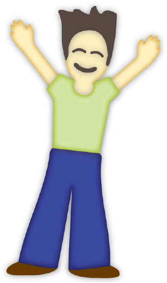 340x575 Arms Up Cliparts