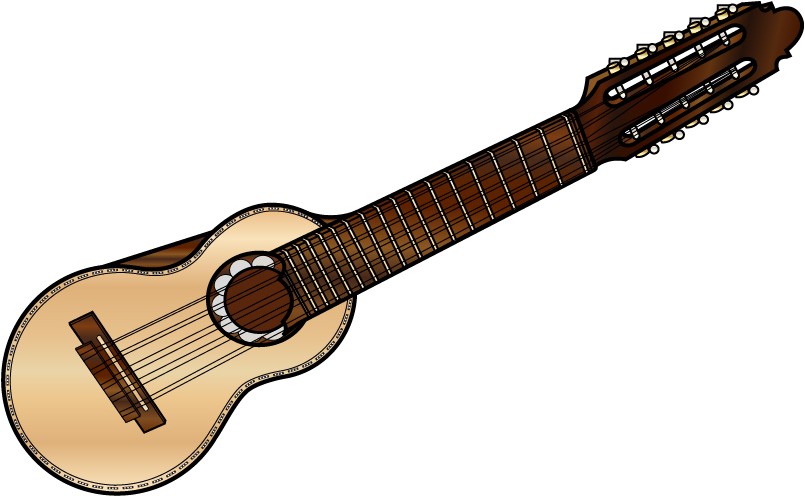 805x496 Charango Clipart