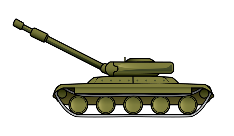 768x446 Military Tank Clipart