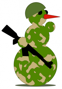 209x300 Army Snowman Cliparts