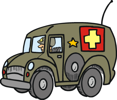 382x326 Military Generator Clipart