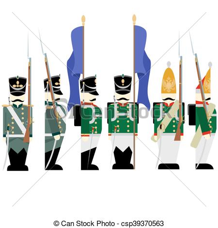 450x470 Military Uniforms Russian Army In 1. Army Soldiers In Clip Art