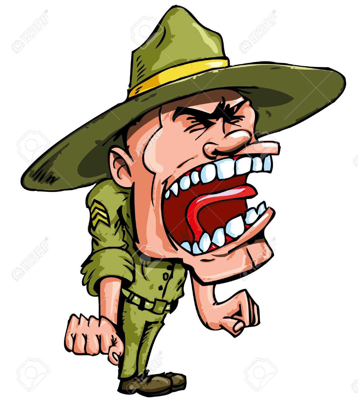 1155x1300 Army Scream Clipart