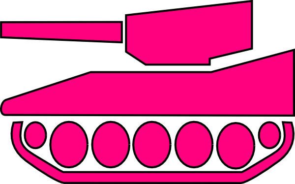 600x374 Hot Pink Tank Clip Art