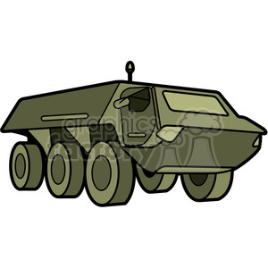 300x300 Royalty Free Military Armored Security Vehicle 397982 Vector Clip
