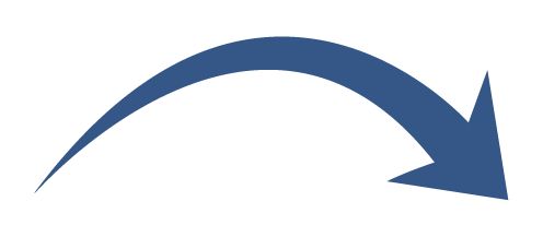 496x217 Curved Arrow Clipart