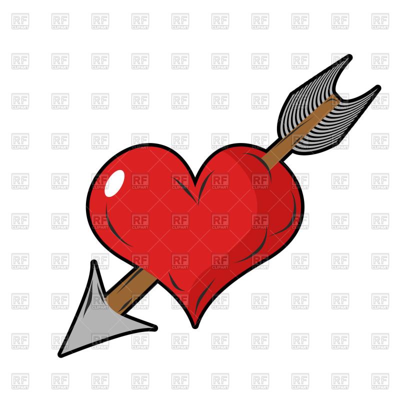 800x800 Heart Arrow Clip Art